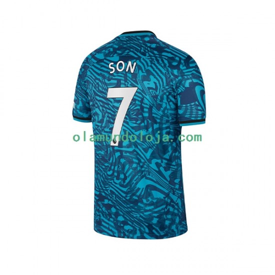 Camisola Tottenham Hotspur Son Heung-min 7 Homem Equipamento Terceiro 2022-2023 Manga Curta